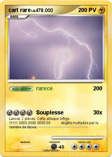 Pokemon cart rare