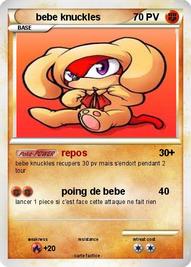 Pokemon bebe knuckles
