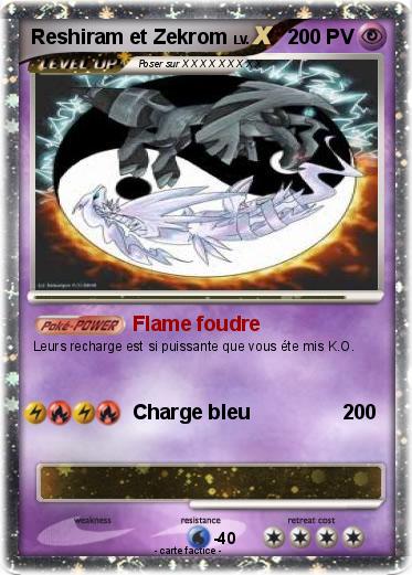 Pokemon Reshiram et Zekrom