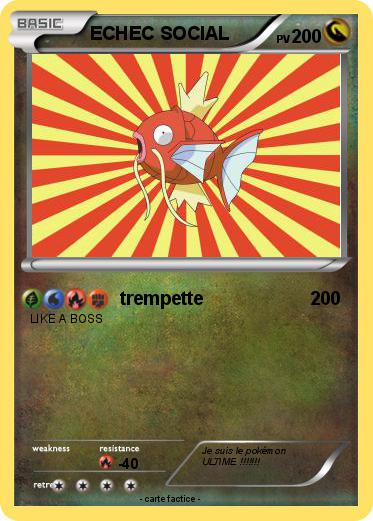 Pokemon ECHEC SOCIAL