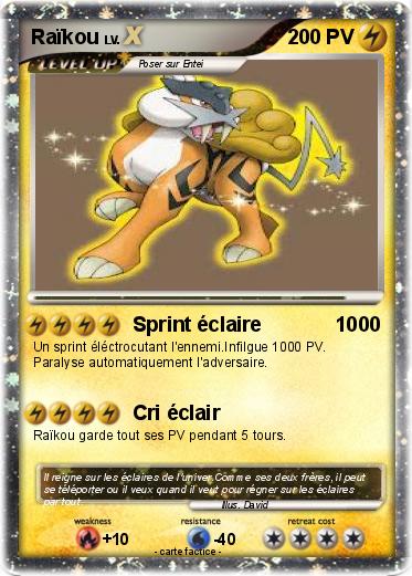 Pokemon Raïkou