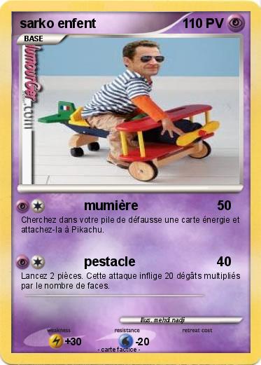 Pokemon sarko enfent