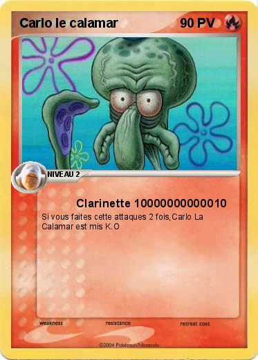 Pokemon Carlo le calamar
