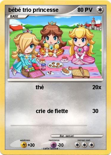 Pokemon bébé trio princesse