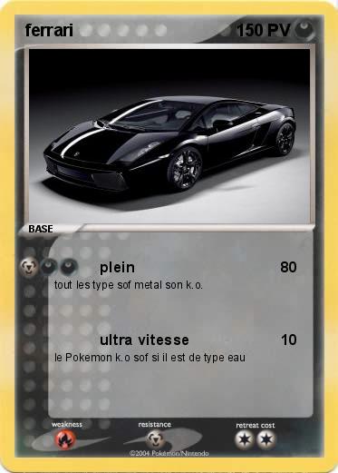 Pokemon ferrari