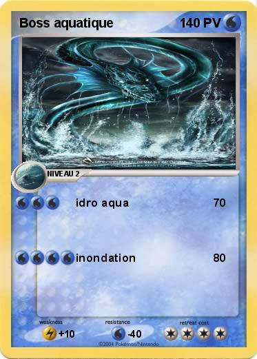 Pokemon Boss aquatique
