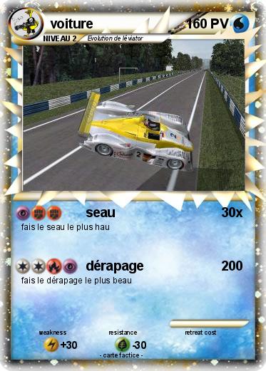 Pokemon voiture