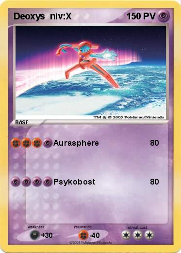 Pokemon Deoxys  niv:X