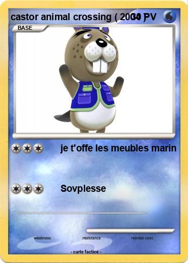 Pokemon castor animal crossing ( 2004 )