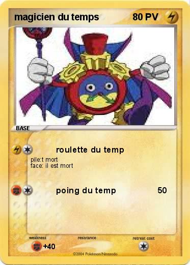 Pokemon magicien du temps