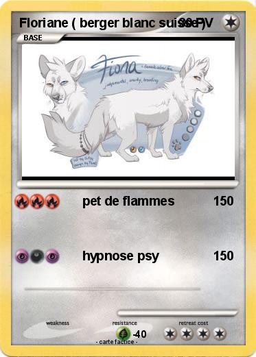 Pokemon Floriane ( berger blanc suisse )