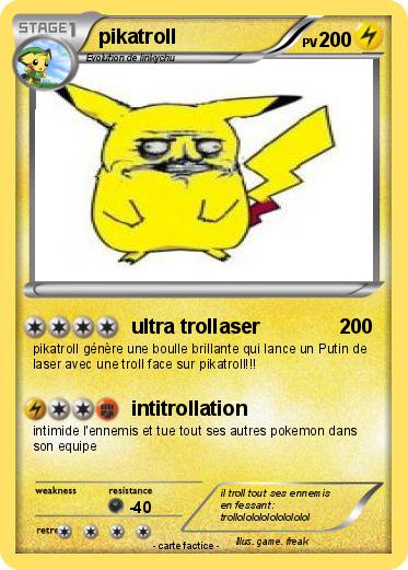 Pokemon pikatroll