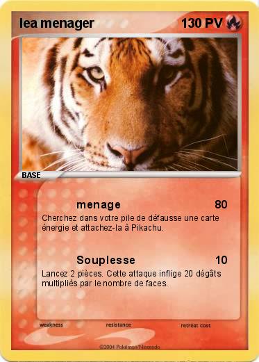 Pokemon lea menager