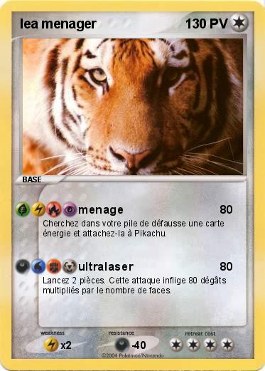 Pokemon lea menager