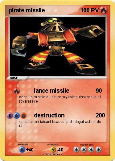 Pokemon pirate missile
