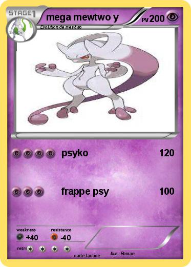 Pokemon mega mewtwo y