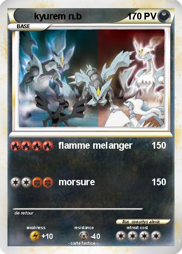 Pokemon kyurem n.b