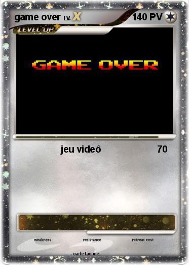 Pokemon game over