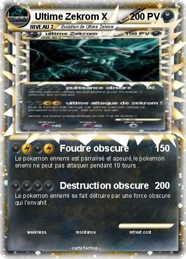 Pokemon Ultime Zekrom X