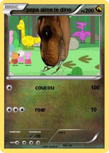 Pokemon pepa aime le dino