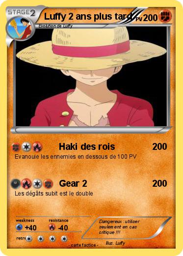 Pokemon Luffy 2 ans plus tard