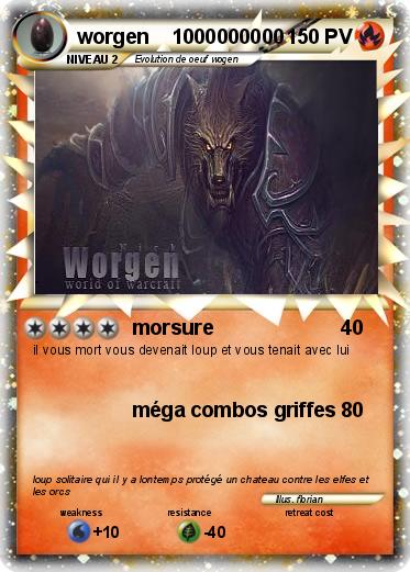 Pokemon worgen    1000000000