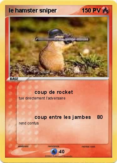 Pokemon le hamster sniper