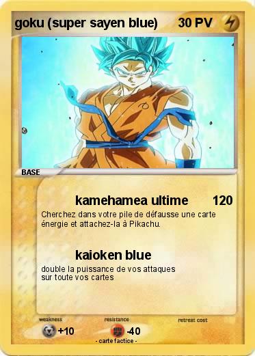 Pokemon goku (super sayen blue)