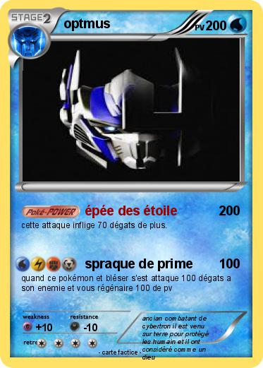 Pokemon optmus