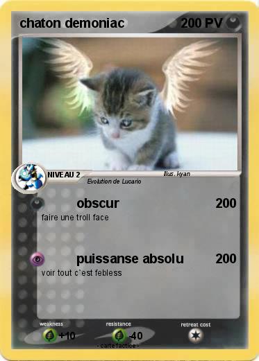 Pokemon chaton demoniac