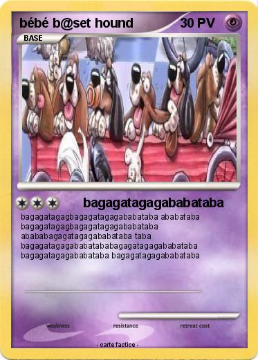 Pokemon bébé b@set hound