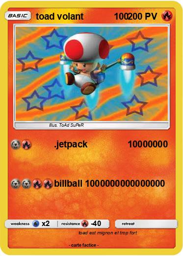 Pokemon toad volant            100