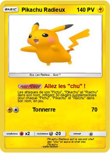 Pokemon Pikachu Radieux
