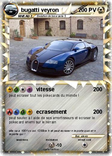 Pokemon bugatti veyron