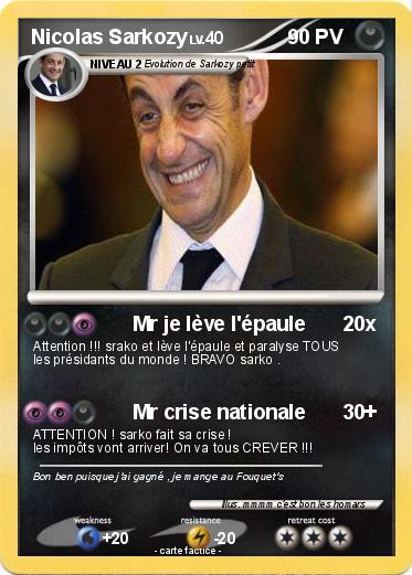 Pokemon Nicolas Sarkozy
