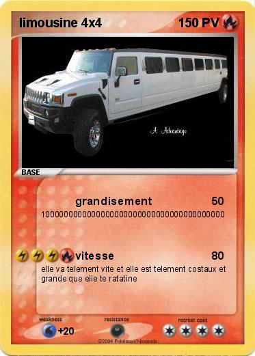 Pokemon limousine 4x4