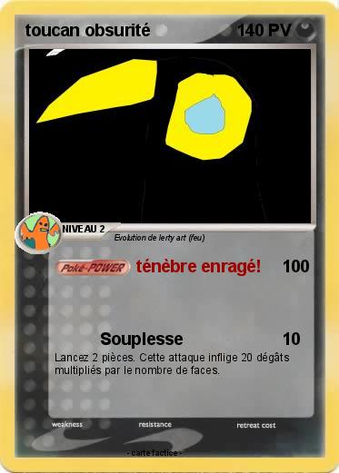 Pokemon toucan obsurité