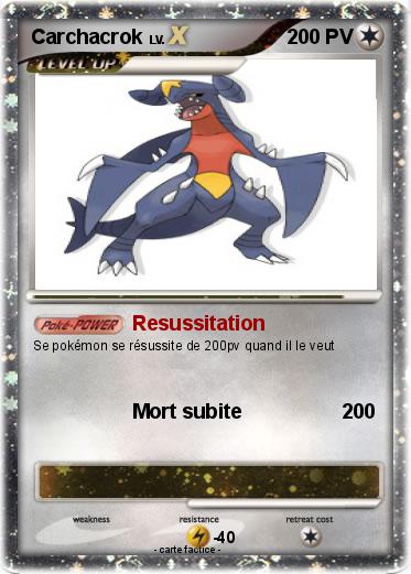 Pokemon Carchacrok