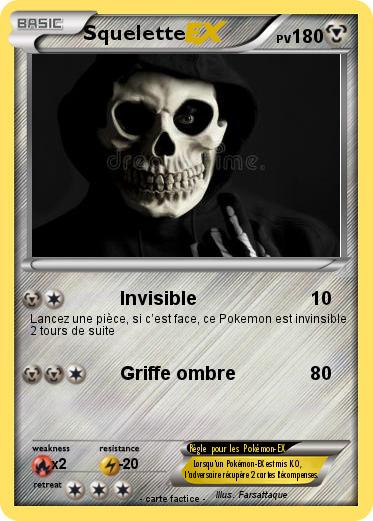 Pokemon Squelette