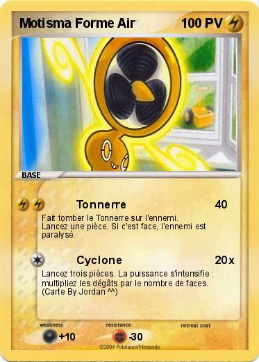 Pokemon Motisma Forme Air  