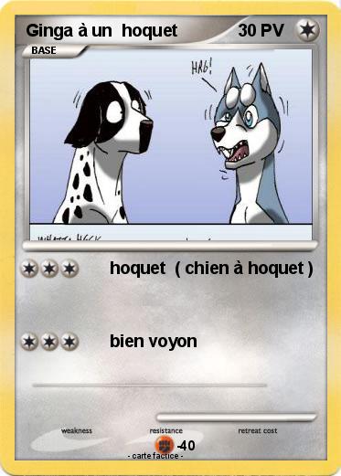 Pokemon Ginga à un  hoquet