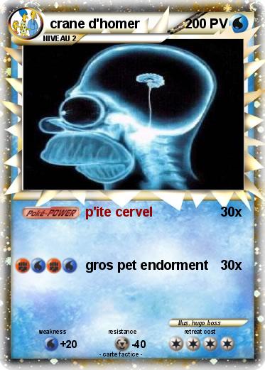 Pokemon crane d'homer