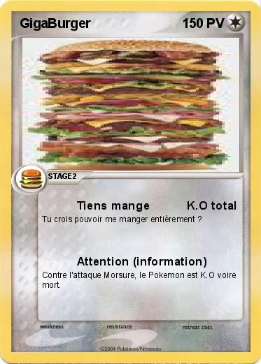 Pokemon GigaBurger