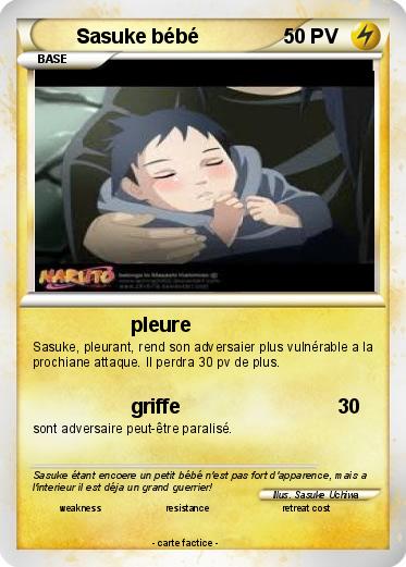 Pokemon Sasuke bébé