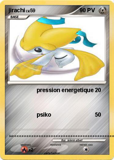 Pokemon jirachi