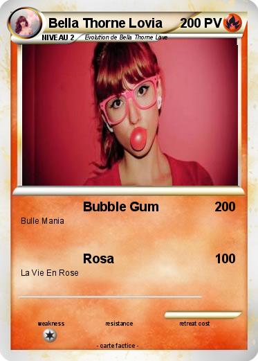 Pokemon Bella Thorne Lovia