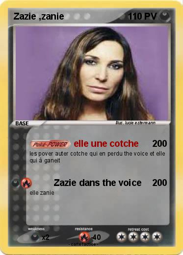 Pokemon Zazie ,zanie