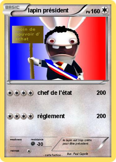 Pokemon lapin président
