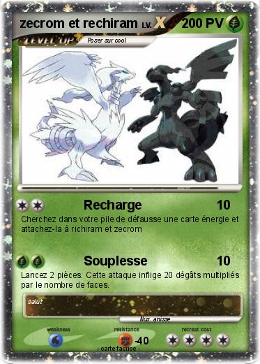 Pokemon zecrom et rechiram