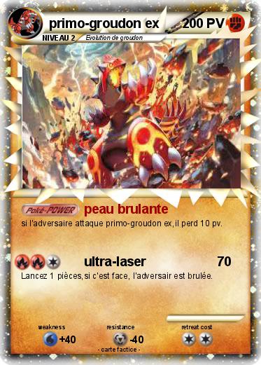 Pokemon primo-groudon ex